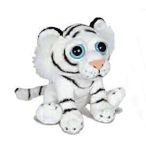 Bright Eyes White Tiger Plush Stuffed Animal Toy  