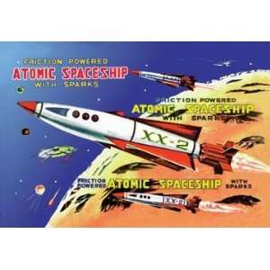  Exclusive By Buyenlarge Friction Powered Atomic Spaceship 