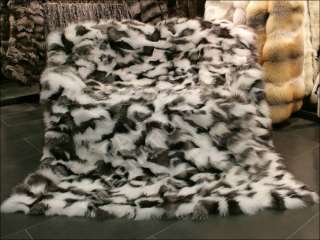   fur blanket   fur rug with OA Label   real fur   genuine fox  
