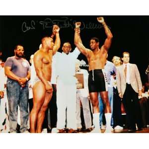 Carl The Truth Williams Weigh In Against Mike Tyson Autographed 