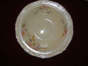 KNOWLES KNO20 PINK & WHITE DAISIES ROUND SERVING BOWL  