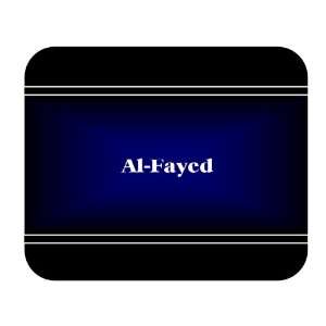    Personalized Name Gift   Al Fayed Mouse Pad 
