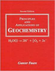   Geochemistry, (0023364505), Gunter Faure, Textbooks   