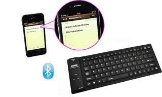 New Mini Wireless Bluetooth Flexible Foldable Keyboard  