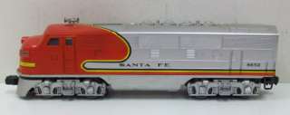 Lionel 6 8652 Santa Fe F3 A Diesel Locomotive  