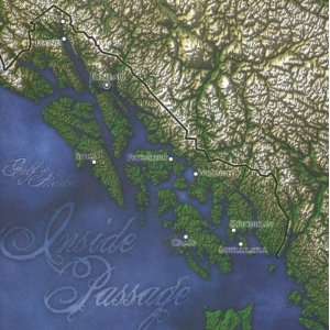 Alaska SE Map 12 x 12 Paper Arts, Crafts & Sewing