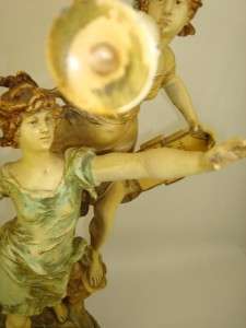 FIGURAL MOREAU LAMP SIGNED MADE IN FRANCE  