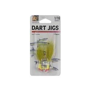  Danielson Dart Jigs (Red/Chartreuse)