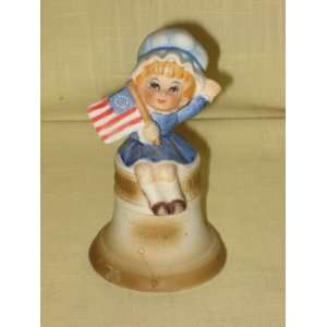  Vintage 1974 Albert E. Price   Porcelain Bell   Liberty 