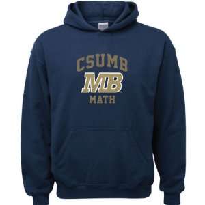  Cal State Monterey Bay Otters Navy Youth Math Arch Hooded 