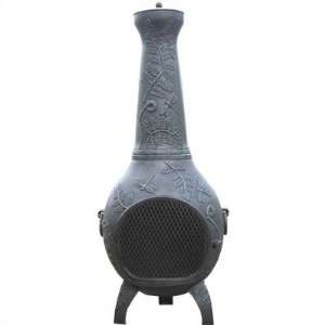 The Blue Rooster ALCH014GK Dragonfly Chiminea Outdoor 