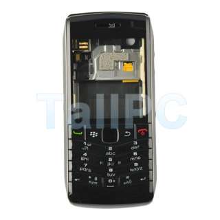 New Full Housing Case Cover for Blackberry 9105 Black  