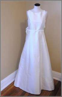 JCrew Silk Gazar Nanami Gown 6 Ivory wedding dress  