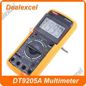 DT9205A Clamp AC & DC Multimeter Meter Load Voltage Tester  