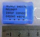 10 ucc 34d174 150uf 100v 85c elect capacitors expedited shipping
