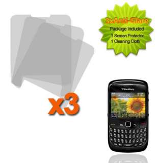 New For BlackBerry 9300 9330 Curve 3 3x Anti Glare Custom Guard Screen 