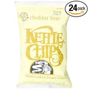   Potato Chips, Cheddar Beer, Case of 24 2 Ounce Bags, (48 Ounces