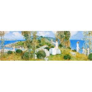   paintings   Frederick Childe Hassam   24 x 8 inches   The Bathers