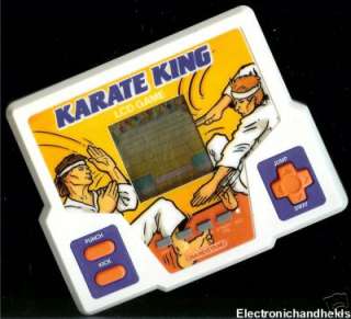 Electronic handheld KARATE KING game by Grandstand / Tiger. Tested 
