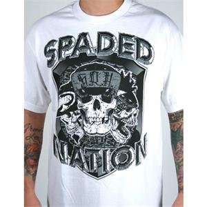  SRH Spaded Nation 3 T Shirt   3X Large/White Automotive