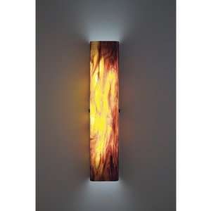  Channel Slender Glass Wall Sconce Glass Toffee