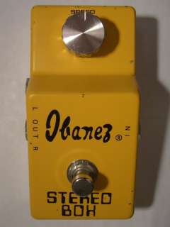 this is a stereo pedal which you would use with two amps