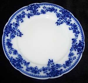 Grindley Flow Blue Milan Pattern C1819 1914 10 Dinner Plate 