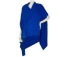 Ava Rose Kimono Sweater Wrap IRIS BLUE PLUS SIZE  