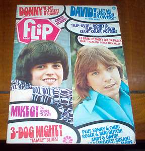 Flip Magazine 1972 David Cassidy Donny Osmond Michael Jackson Michael 