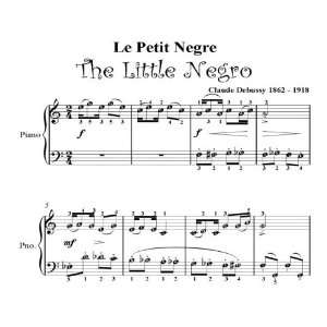   Le Petit Negre Debussy Easy Piano Sheet Music Claude Debussy Books