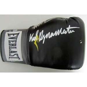  Rare Iron Mike Tyson Signed Black Glove Kid Dynamite 3 PSA 