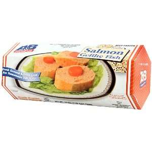 Old Fashined Frozen Salmon A&B Famous Gefilte Fish Kosher for 
