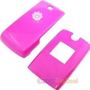  Hot Pink Shield Protector Case w/ Belt Clip for LG Wave 