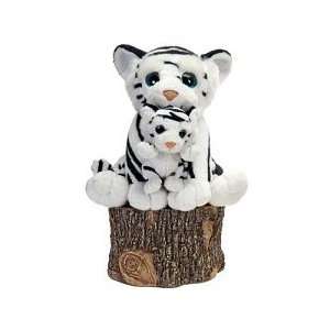  Mother White Tiger with Baby 12 by Fiesta Toys & Games