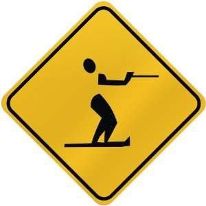  ONLY  WATERSKI  CROSSING SIGN SPORTS