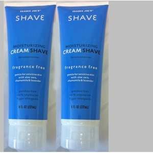  2 Pack Trader Joes Shave Moisturizing Cream Shave 