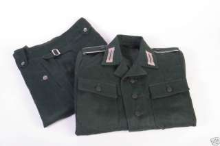WH Reed Green HBT Linen 4 Pocket Drill Tunic and pant  