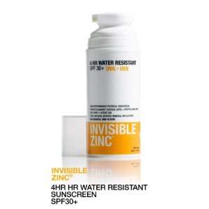  Invisible Zinc 4 HR Water Resistant Lotion SPF 30+ UVA UVB 