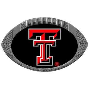   Texas Tech Red Raiders NCAA Football One Inch Pewter Lapel Pin Sports