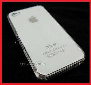 FOR AT&T IPHONE 4 4G CRYSTAL CLEAR HARD COVER CASE  