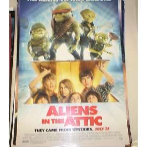    13x20 Mini Movie Poster  Aliens in The Attic 
