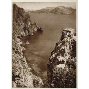  1925 Island of Capri Sorrento Peninsula Penisola Italy 