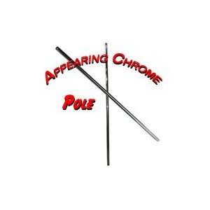   Appearing Pole 8 Ft. CHROME Magic trick platform show 