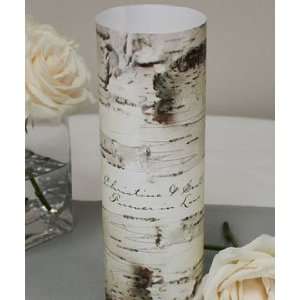  Lighted Centerpiece Vases   Wedding   Vellum Luminaries 