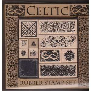  Celtic Rubber Stamp Set Arts, Crafts & Sewing