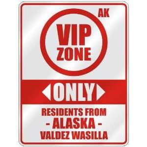   FROM VALDEZ WASILLA  PARKING SIGN USA CITY ALASKA