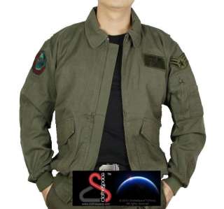 ClotheSpace Mens US Air Force F16 Flight Jacket MJ14 L  