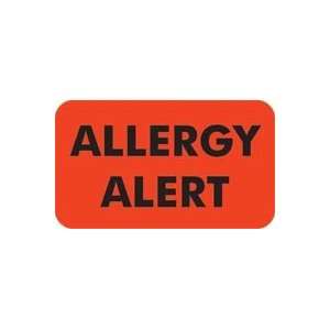  MAP4930 Chart Label Allergy Allert Fl Red 250 Per Roll by 