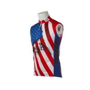 Mad Dogg Sleeveless Spirit of USA Jersey  Sports 