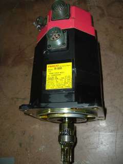 Fanuc 5F/3000 AC servo motor, A06B 0345 B231, red cap  